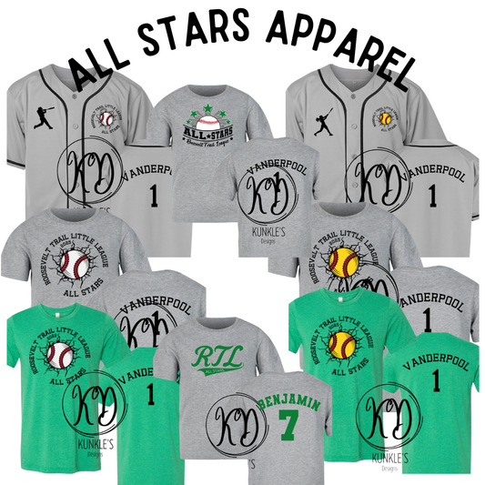 RTL All Star Graphic Apparel