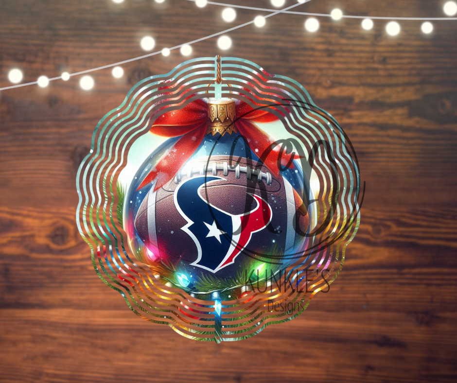 NFL Christmas Wind Spinners