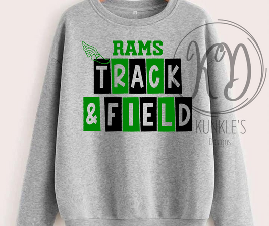 Track Personalized - Team - Team Colors - Apparel