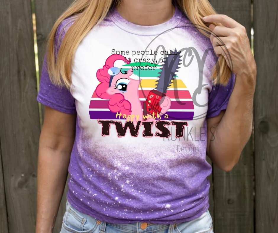 Some People Call it Crazy, Happy with a Twist Graphic Apparel