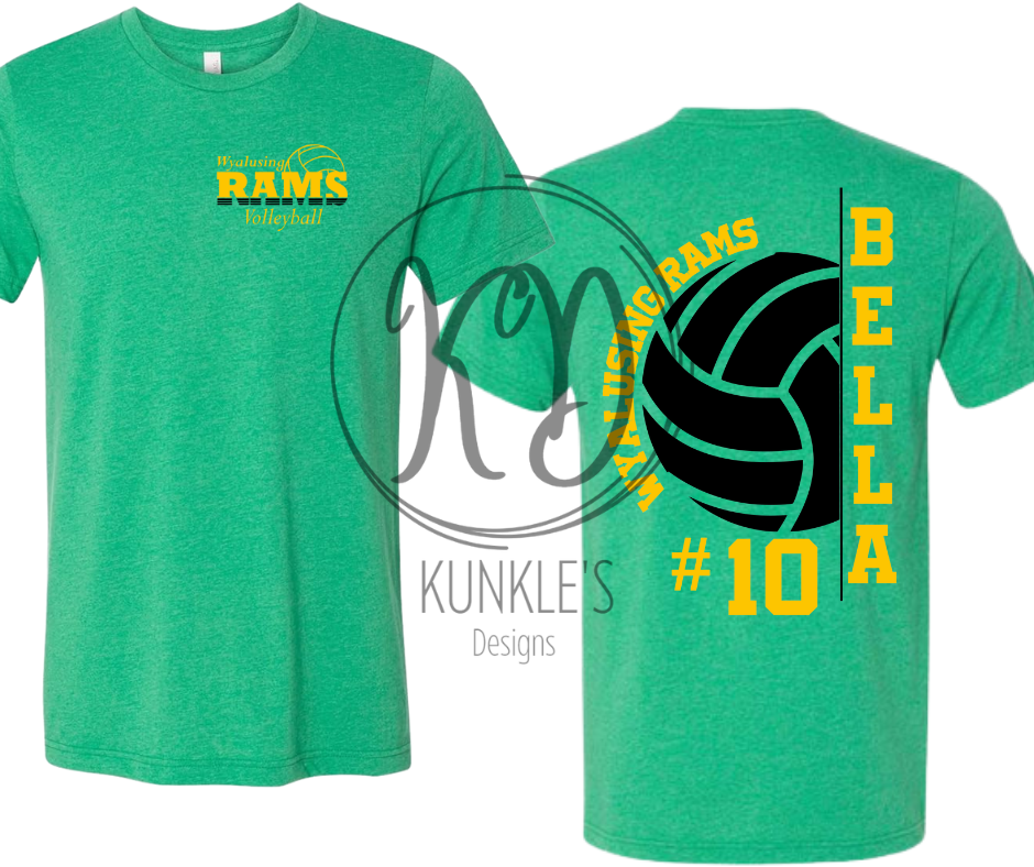 Volleyball Personalized Graphic Apparel