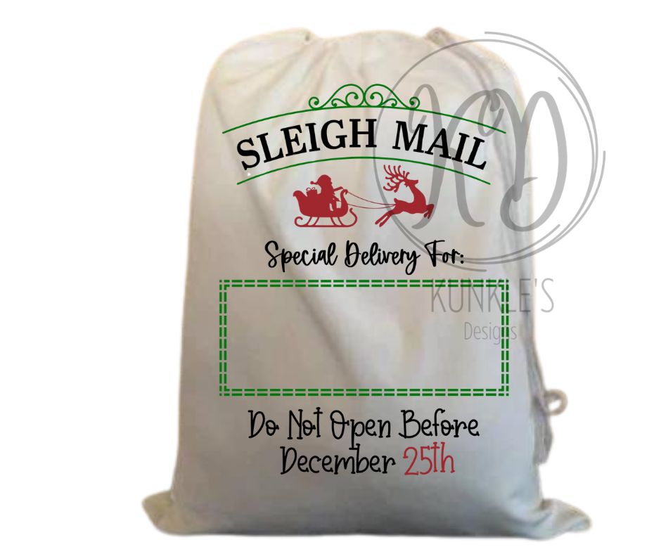 Personalized Santa Sacks