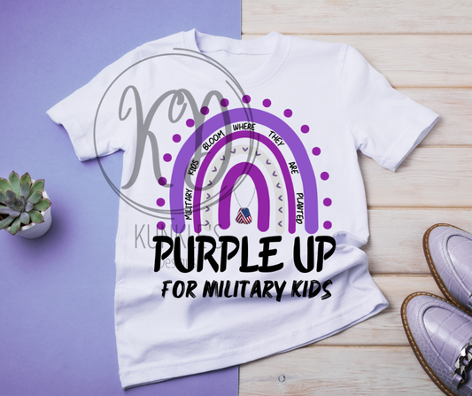 Purple Up! Apparel to Support Military Children Near and Far