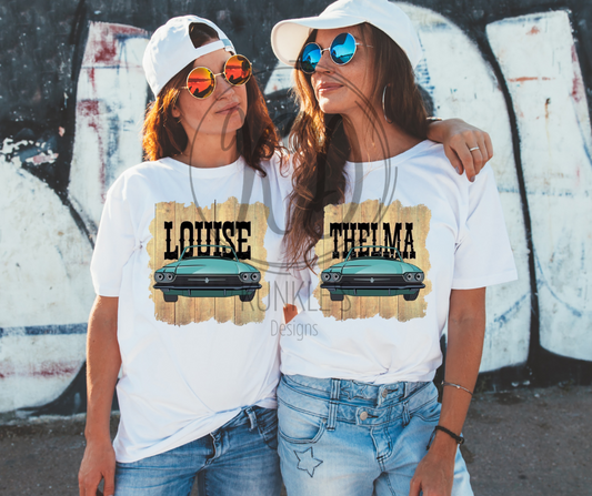 Thelma & Louise Matching Graphic Apparel