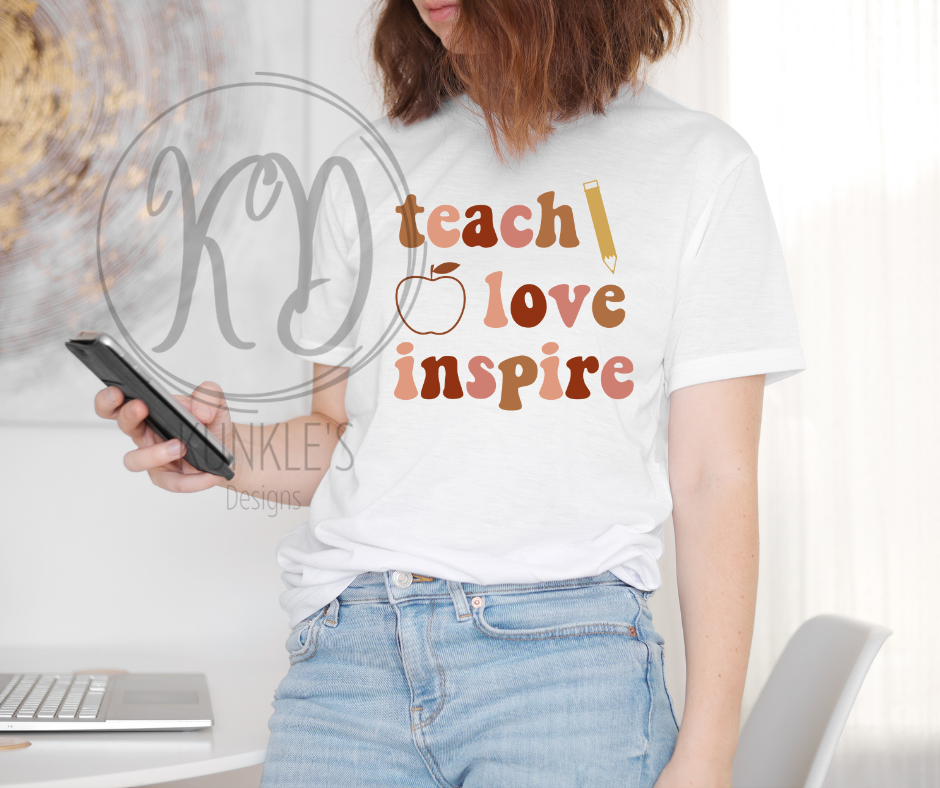 Teach Love Inspire Graphic Tee