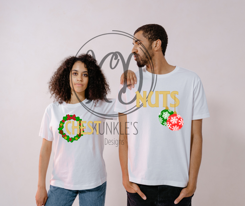 Chest Nuts Couples Graphic Apparel