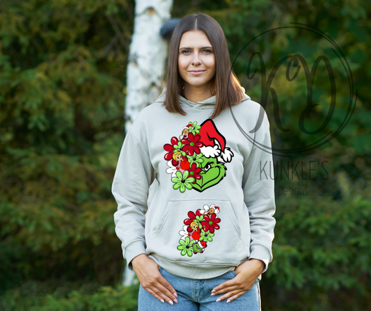 Floral Grinch Graphic Apparel