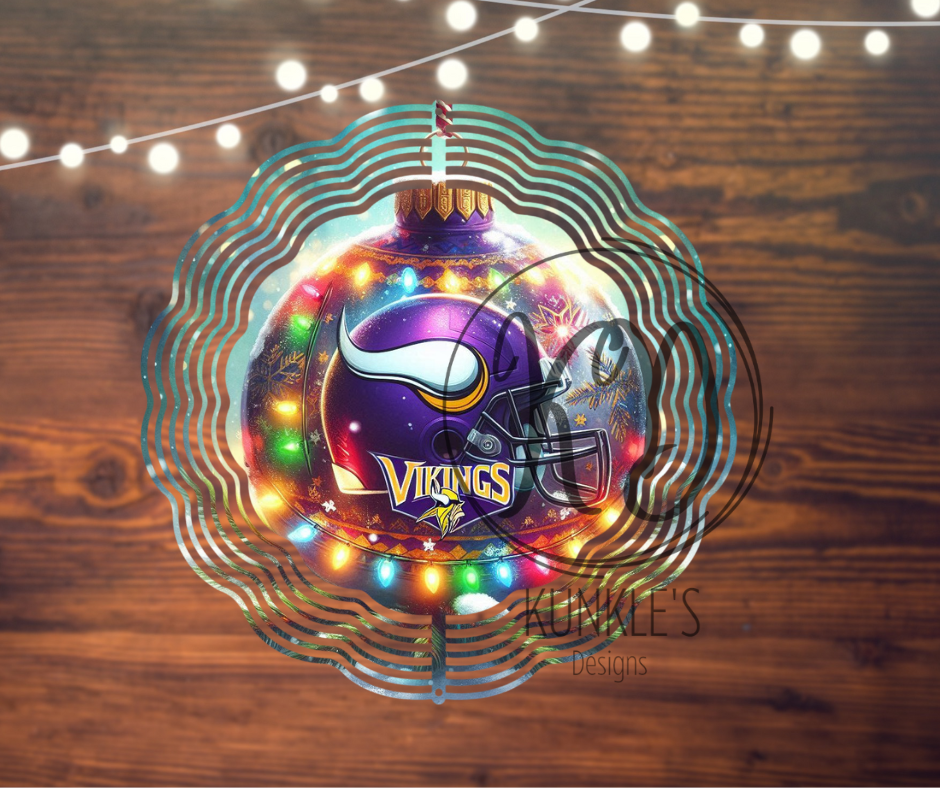 NFL Christmas Wind Spinners