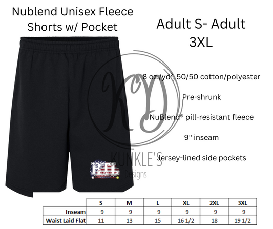 RTL Graphic Apparel Fleece Shorts - Youth & Adult