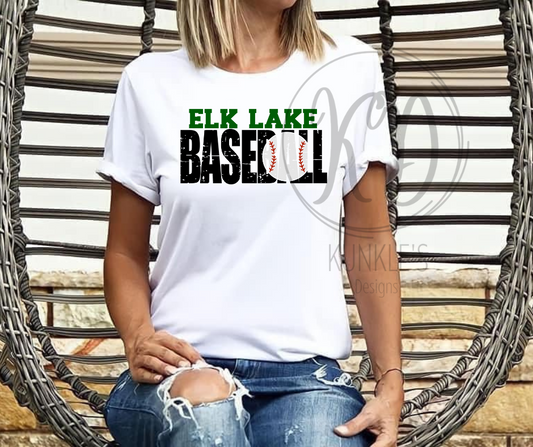 Elk Lake Baseball Graphic Apparel