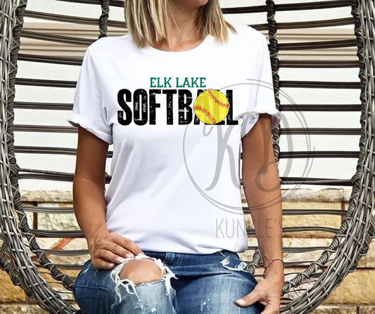 Elk Lake Softball Graphic Apparel