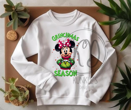 Grinchmas Season Characters Graphic Apparel