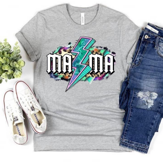 Mama Multi Color - Adult T-Shirt