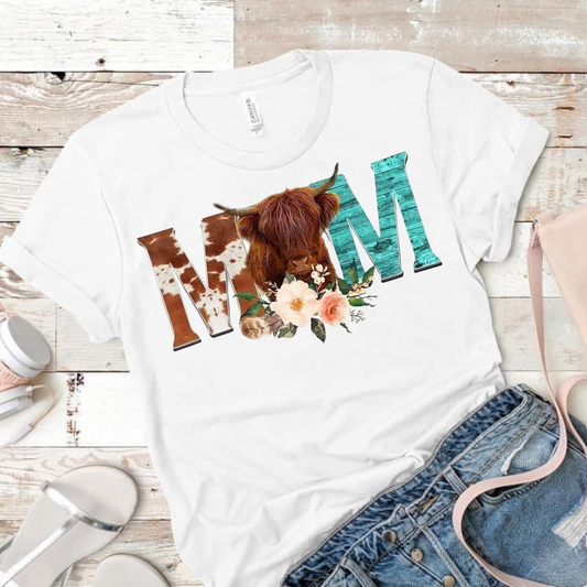 Mom Cow - Adult - T-Shirt